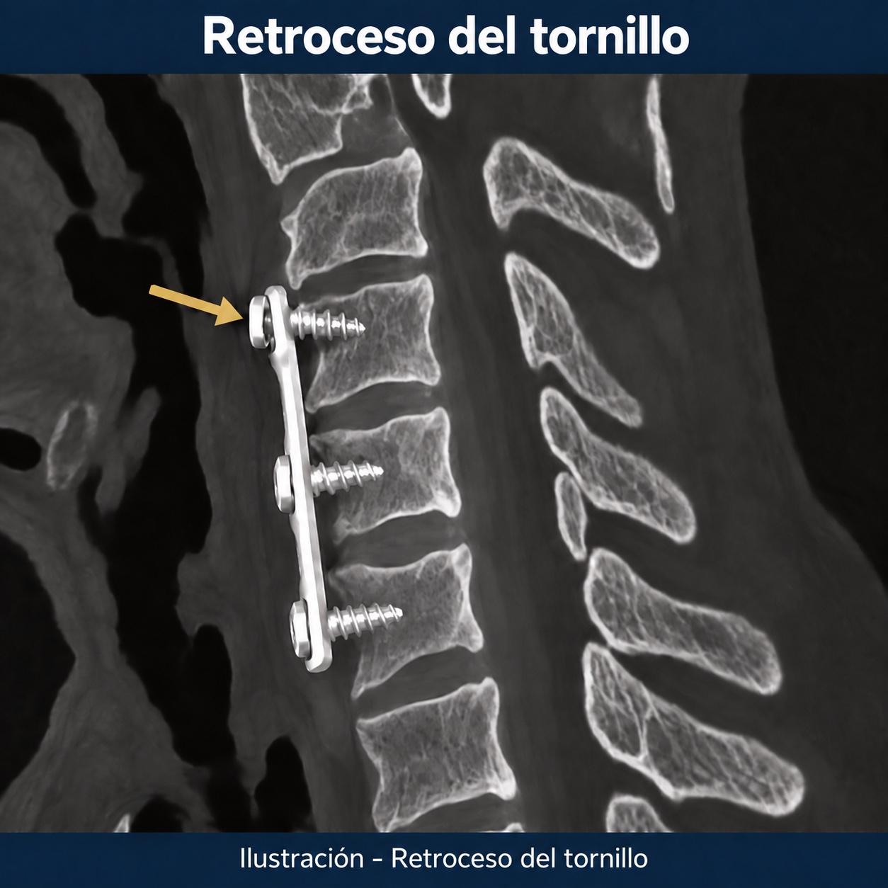 Ilustración - Retroceso del tornillo
